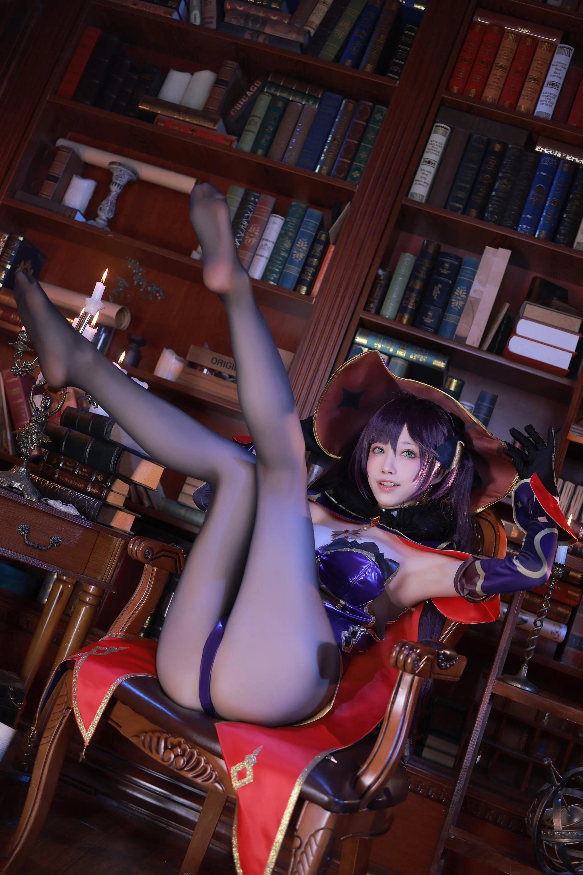 水淼Aqua – NO.120 原神莫娜 [75P]插图1